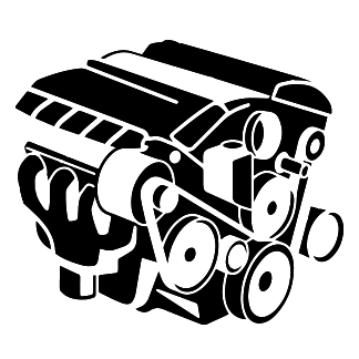 Forklift Engine Icon